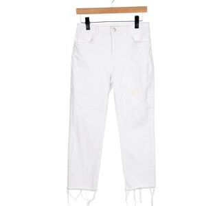 L'AGENCE White Ankle Jeans
